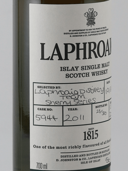 Laphroaig 2011 Single Cask 5944 - Bottle Of Japan