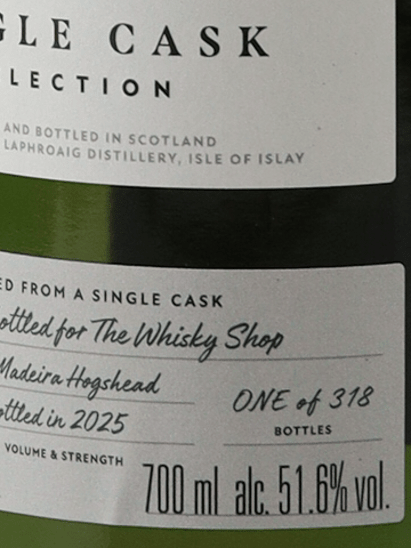Laphroaig 2013 Single Cask 1328 - Bottle Of Japan