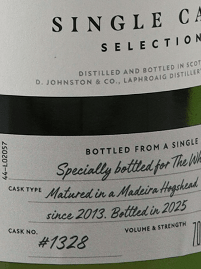 Laphroaig 2013 Single Cask 1328 - Bottle Of Japan