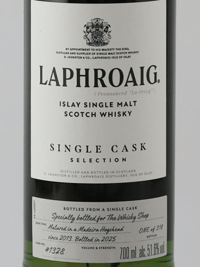 Laphroaig 2013 Single Cask 1328 - Bottle Of Japan