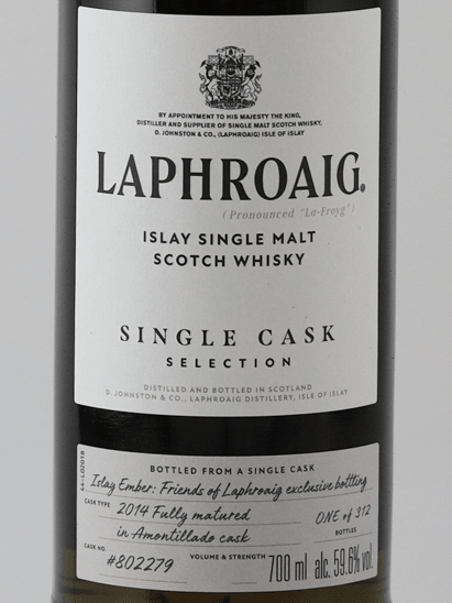 Laphroaig 2014 Single Cask 802279 - Bottle Of Japan