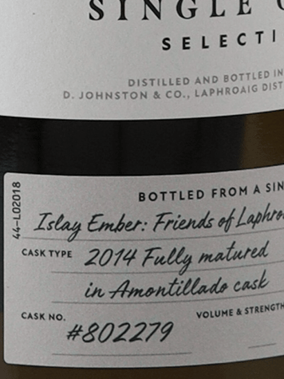 Laphroaig 2014 Single Cask 802279 - Bottle Of Japan