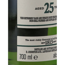 Load image into Gallery viewer, Laphroaig 25 Year Old Cask Strength 2019 Release 51.4% 700ml - 25 year 700ml detail