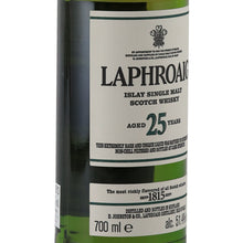 Load image into Gallery viewer, Laphroaig 25 Year Old Cask Strength 2019 Release 51.4% 700ml - left label