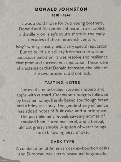 Laphroaig 33 Year Old Strong Characters Donald Johnston - Bottle Of Japan