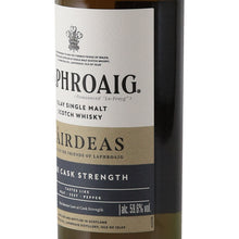Load image into Gallery viewer, Laphroaig Cairdeas 2025 Lore Cask Strength 59.6% 700ml Islay Scotch whisky - right label angle