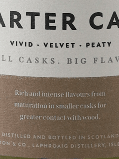 Laphroaig Quarter Cask New Label - Bottle Of Japan
