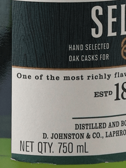 Laphroaig Select Cask 750ml - Bottle Of Japan