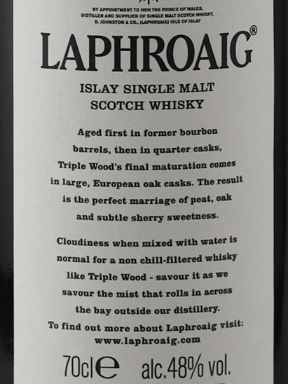 Laphroaig Triple Wood - Bottle Of Japan