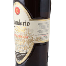 Load image into Gallery viewer, Legendario Elixir de Cuba 7 Year Old right label view with Spanish product description