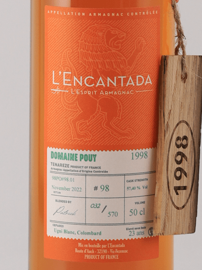 L'Encantada Domaine Pui 1998 - Bottle Of Japan