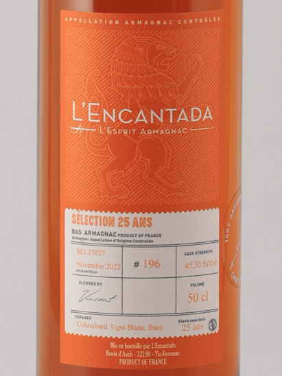 L'Encantada Selection 25 Year Old - Bottle Of Japan