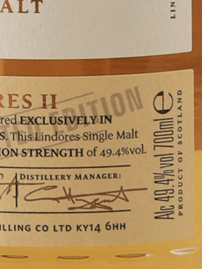 Lindores Single Malt The Cask of Lindores Bourbon Cask 2 - Bottle Of Japan