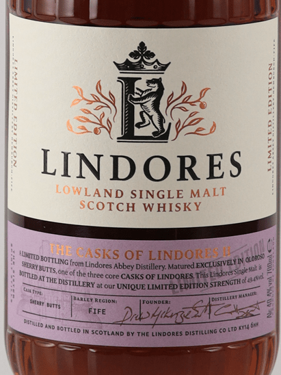 Lindores Single Malt The Cask of Lindores Sherry Cask 2 - Bottle Of Japan