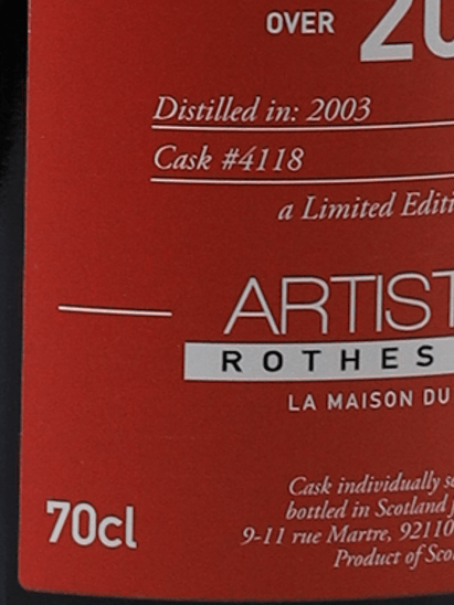 LMDW Artist Highland Park 20 Year Old 2003 - Bottle Of Japan
