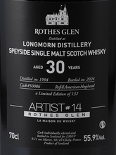 Load image into Gallery viewer, LMDW Artist Longmorn 30 Year Old 1994 - Bottle Of Japan