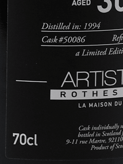 LMDW Artist Longmorn 30 Year Old 1994 - Bottle Of Japan
