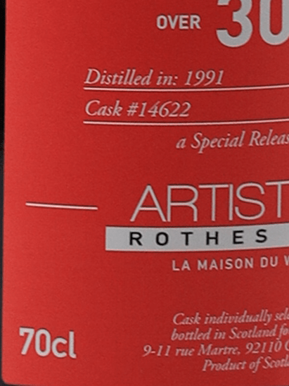 LMDW Artist Macallan 30 Year Old 1991 - Bottle Of Japan