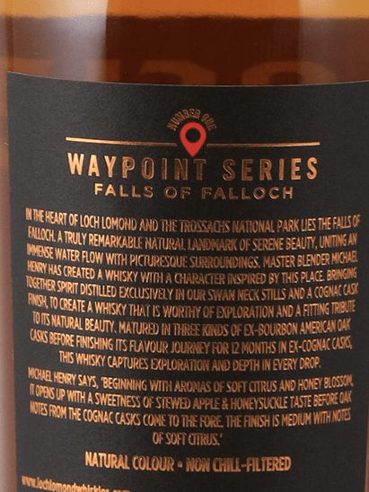 Loch Lomond 16 Year Old Falls of Falloch - Bottle Of Japan