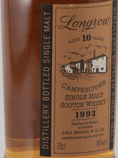 Longrow 10 Year Old 1993 Old Label - Bottle Of Japan