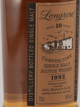 Load image into Gallery viewer, Longrow 10 Year Old 1993 Old Label - Bottle Of Japan
