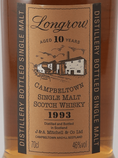 Longrow 10 Year Old 1993 Old Label - Bottle Of Japan