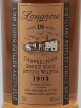 Load image into Gallery viewer, Longrow 10 Year Old 1993 Old Label - Bottle Of Japan