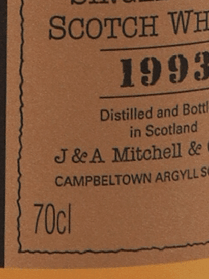 Longrow 10 Year Old 1993 Old Label - Bottle Of Japan