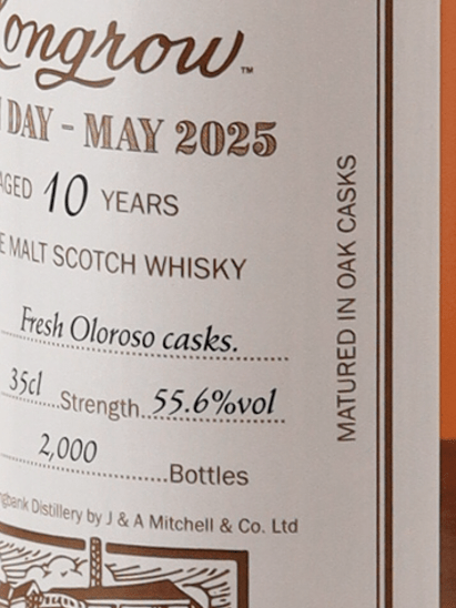 Longrow 10 Year Old Open Day 2025 - Bottle Of Japan