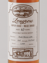 Load image into Gallery viewer, Longrow 10 Year Old Open Day 2025 - Bottle Of Japan