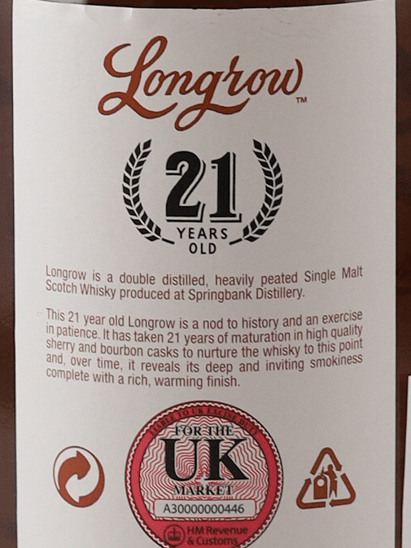Longrow 21 Year Old 2022 Release - Bottle Of Japan