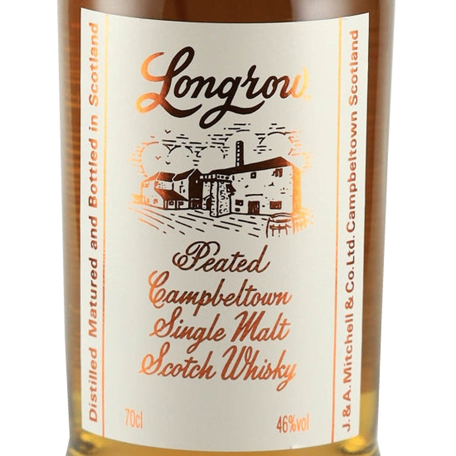 Longrow Peated Campbeltown Single Malt Scotch Whisky - front label