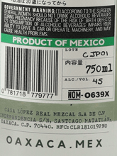 Load image into Gallery viewer, Lopez Real Quishe - Bottle Of Japan