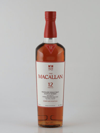 Macallan 12 Year Old Sherry Oak New Label - Bottle Of Japan