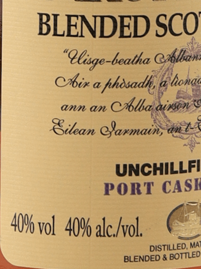 MacNamara Port Finish - Bottle Of Japan