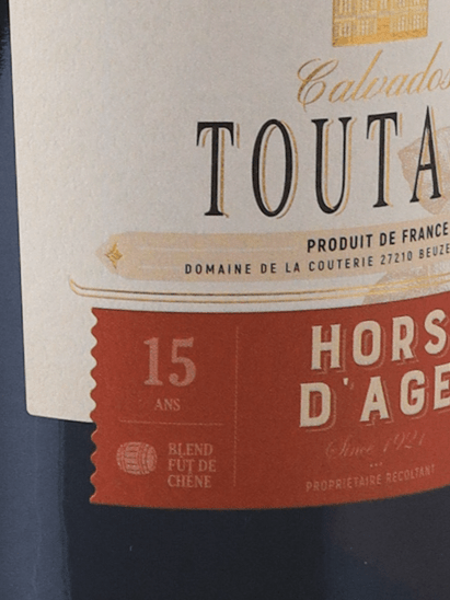 Maison Toutain Hors d'Age - Bottle Of Japan