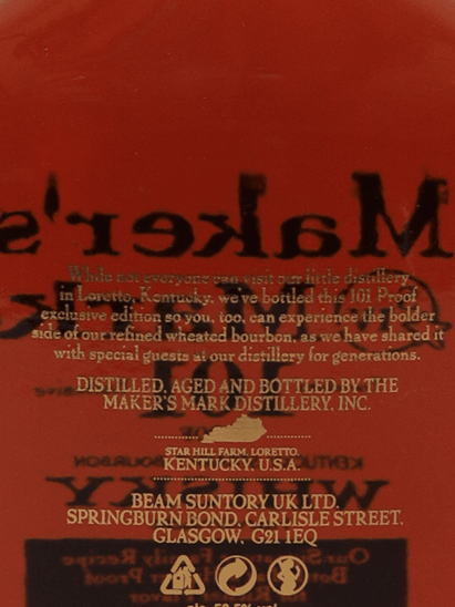 Maker's Mark 101 Proof - Bottle Of Japan