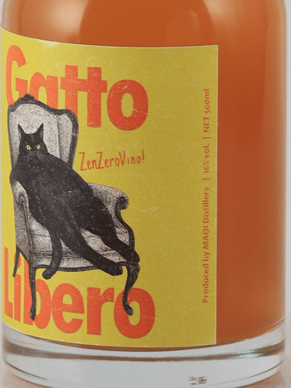 Maoi Distillery Gatto Libero ZenZeroVino - Bottle Of Japan