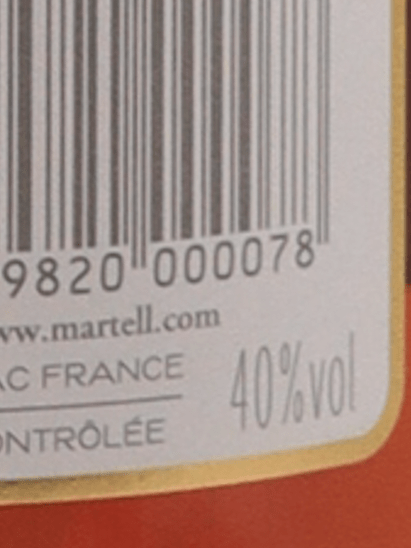 Martell VS - Bottle Of Japan