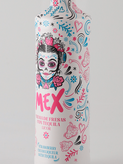 Mex Strawberry Cream Tequila - Bottle Of Japan