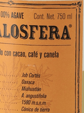 Load image into Gallery viewer, Mezcalosfera Espadín + Cacao + Coffee + Cinnamon - Bottle Of Japan