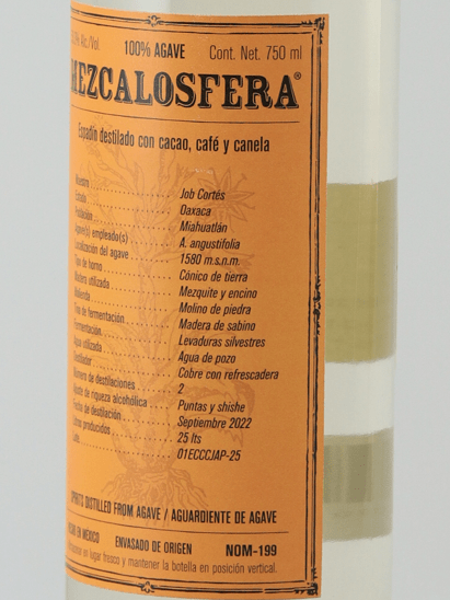 Mezcalosfera Espadín + Cacao + Coffee + Cinnamon - Bottle Of Japan