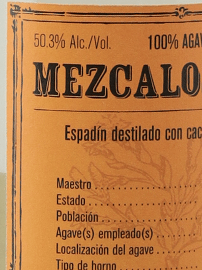 Mezcalosfera Espadín + Cacao + Coffee + Cinnamon - Bottle Of Japan