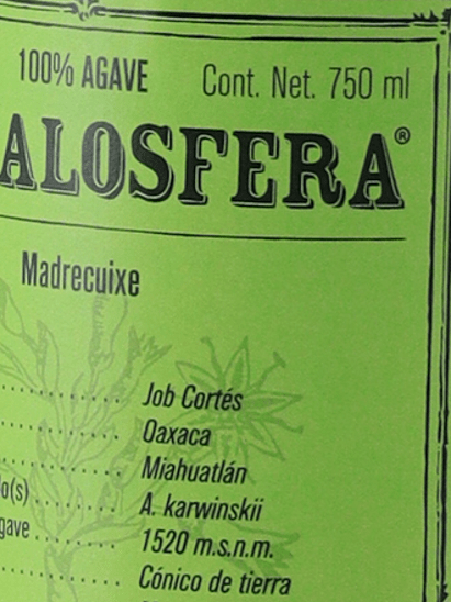 Mezcalosfera Madrecuishe - Bottle Of Japan
