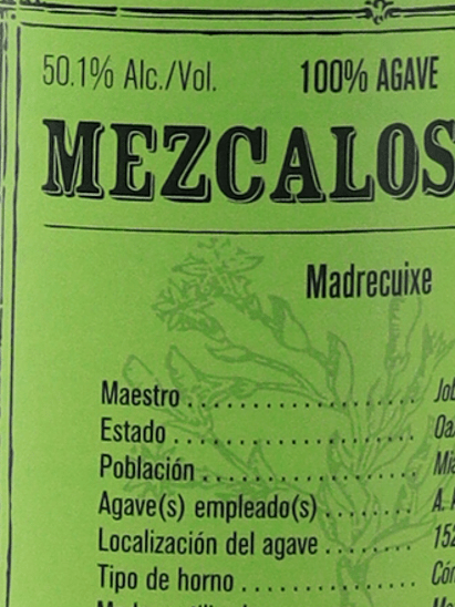 Mezcalosfera Madrecuishe - Bottle Of Japan