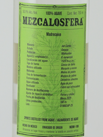 Mezcalosfera Madrecuishe - Bottle Of Japan