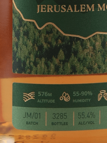 M&H Apex Terroir Jerusalem Mountains - Bottle Of Japan