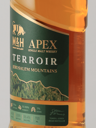 M&H Apex Terroir Jerusalem Mountains - Bottle Of Japan