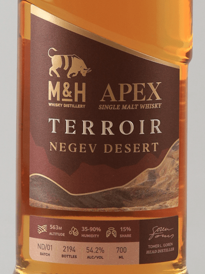 M&H Apex Terroir Negev Desert - Bottle Of Japan