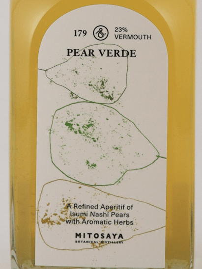 mitosaya No.179 PEAR VERDE - Bottle Of Japan